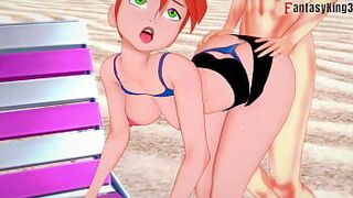 Grown Gwen Tennyson Bikini beach sex 1 Ben10 | Watch the full and FPOV on Sheer & PTRN: Fantasyking3 porn video