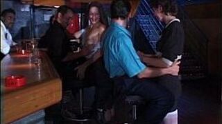 French swingers in a groupsex party in a club porn video